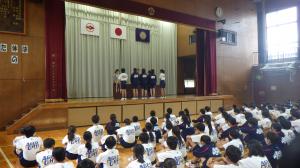 生徒会認証式