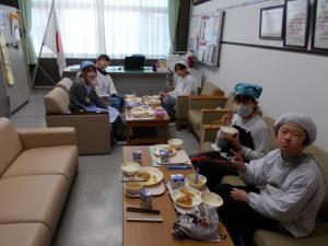 校長室会食