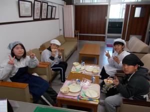 校長室会食