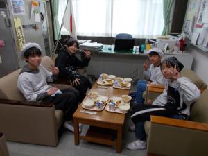 校長室会食