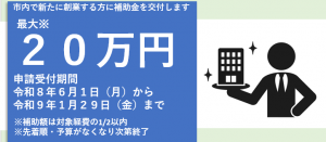 創業応援補助金